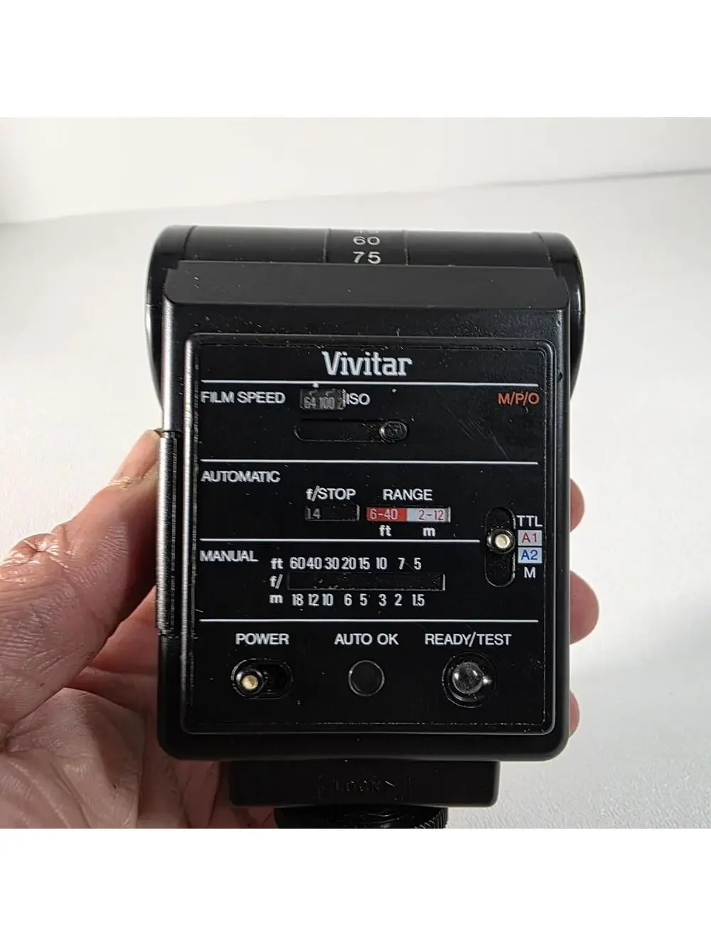 Vivitar Auto Thyristor Flash 550 FD Used & Works - Read
